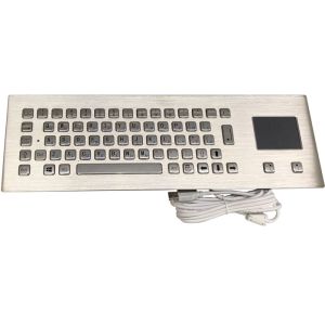 Stainless Steel Industrial Keyboard With Touchpad For Machines