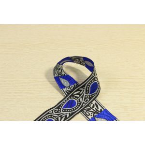 Black Woven Twill Tape 35mm Width Nonelastic Jacquard Knitting