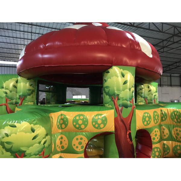 Inflatable Mushroom Fun City Round Shape UV - Resistance NO Lead