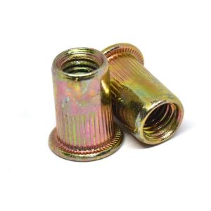Custom Flat Head Stainless Steel M6 Blind Rivet Nut