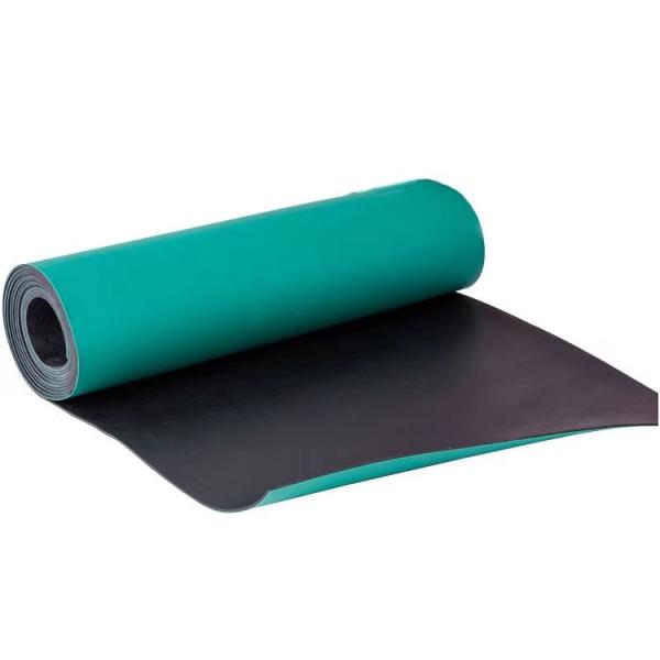 Quality 2mm Blue ESD Anti Static Grounding Mat Rubber Workbench Matting Roll wholesale