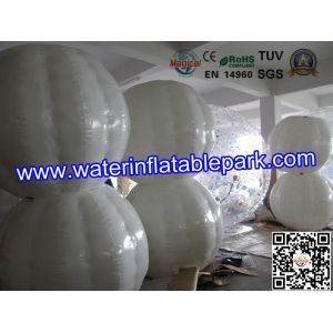 White 1.0mm TPU Inflatable Bumper Ball Rental ODM / OEM Available
