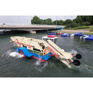 Cheap 15.5mx6.52x3 M Water Grass Lake Weed Harvester With Hydraulic Motor And Diesel Power for sale