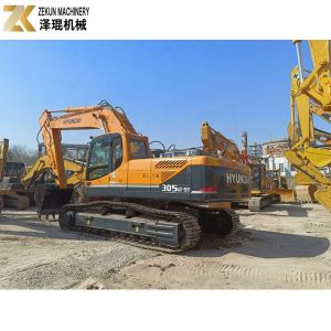 30 Ton Used Hyundai 305 Excavator 305LC 305LC-9T From Korea 1.4m3 Bucket