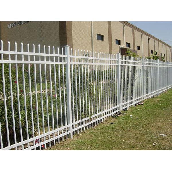 Quality OHSAS 18001 1.8*2.4m galvanization Steel Picket Fence wholesale