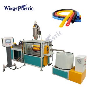 PE Spiral Guard Hose Extruder Machine with PLC Control System