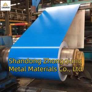 China 508mm / 610mm ID PPGI Steel Coil With PVDF Coating Type Chromated And Oiled on sale