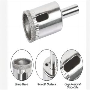 Diameter Range 3mm To 200mm Diamond Glass Hole Cutter With ISO9001 Certification