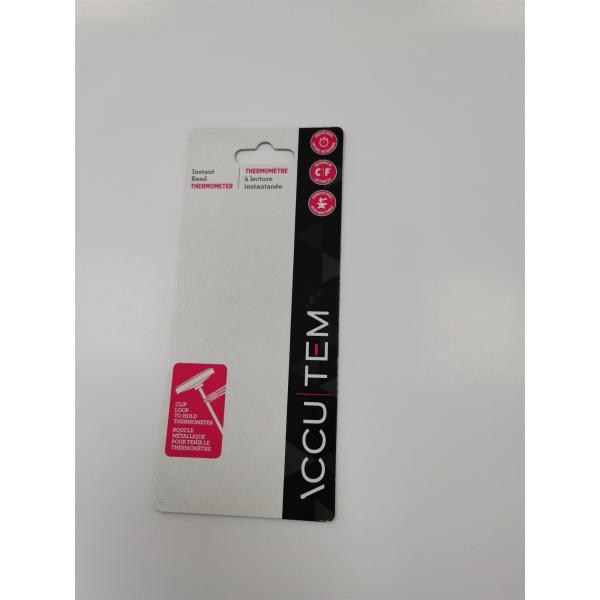 Custom Poster Printing Thermoforming Plastic Blister Card Packaging for Makeup Brush Elastic