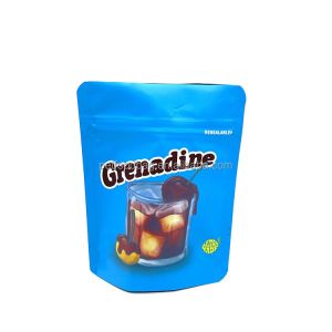 Zippered Biodegradable Stand Up Pouches Mylar Custom Printed Food Bags