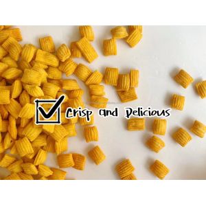 Pillow Shaped Fried Rice Crackers Nostalgic Puffed Spicy Shrimp Chips