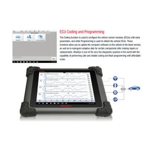 Autel Maxisys MS908 Automotive Diagnostic Scanner Tool Connected MaxiFlash Elite