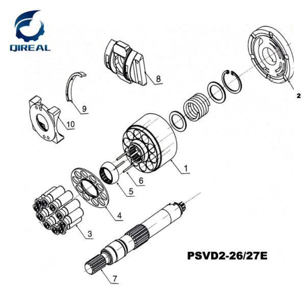 Quality High quality PSVD2-26E/27E Hydraulic Pump Repair Parts Kit wholesale