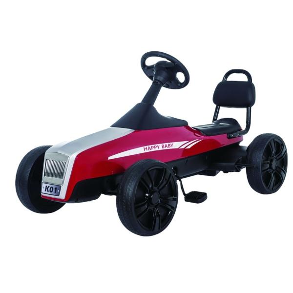 Quality 5-7 Years Old Unisex Children's Pedal Go-Kart Car with Adjustable Front and Rear Seats wholesale