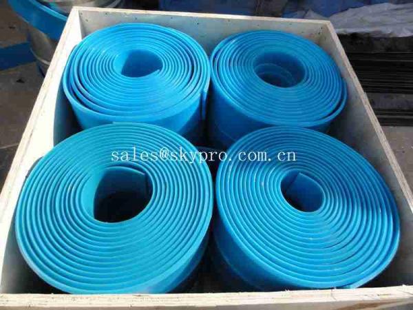 Quality High Abrasion Resistance NR SBR Floor Skirting Rubber , High Efficiency Polyurethane Poly Skirting Board wholesale