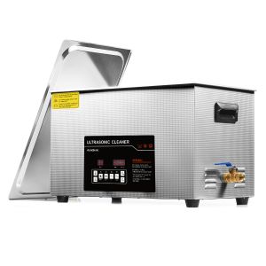 Cheap Capacity 30L Dual Power Ultrasonic Cleaning Machine With Heating Power for sale