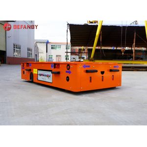 Steerable Transfer Cart without rails, Remote Control Powered Material Handling