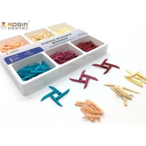 Disposable Dental Sectional Matrix System Wooden Wedges Dental Kit Colorful For