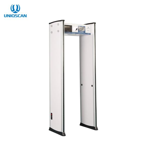 Quality 33 zone door frame archway walk through metal detector body scanner with7" LCD colored with IR remote control wholesale