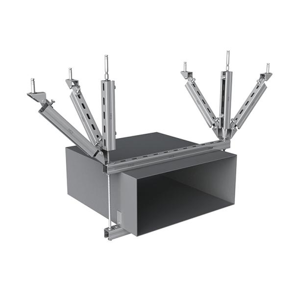 Wall Mount Seismic Bracket with 1 Hour Fire Rating 500 Lbs Load Capacity and