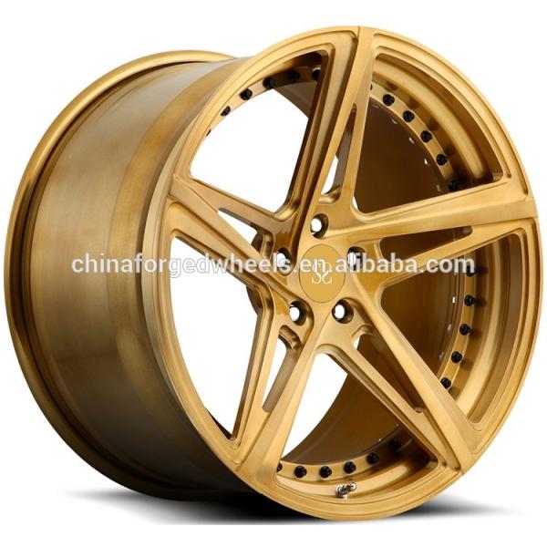 20inch Rims Bronze Customized 2-PC Forged Alloy Rims For Maserati / Rim 20" Forged Alloy Wheels Made of 6061-T6 Rims