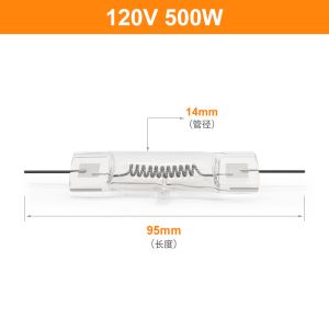 Stage Double Ended Halogen Bulb 120V 500 Watt Halogen Work Light Bulb