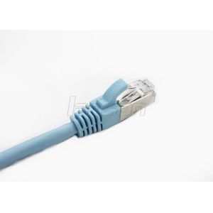 26AWG O.F.C. Cat5e Ethernet Cable , Flexible PVC 50U Gold Plated Shielded Cat5e