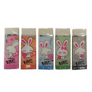 Cheap back to school eraser for students school use in paper wrap packing for sale