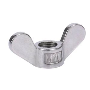 Stainless Steel Metal Nut M6 M10 B8 B8M B8T Edged Butterfly Wing Nut DIN314
