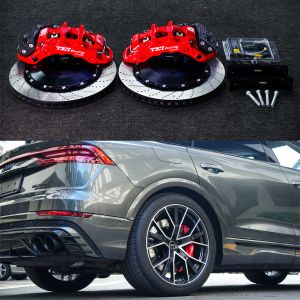 Rear High Performance Q8 Audi Big Brake Kit 22 Inch 4 Piston Caliper Brake Kit
