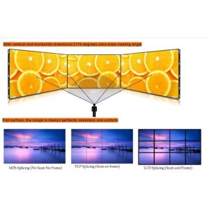 Cheap 46&quot; Bezel Less LCD Video Wall 8Bits 16.7M Color 14.6KG /13.5KG for sale