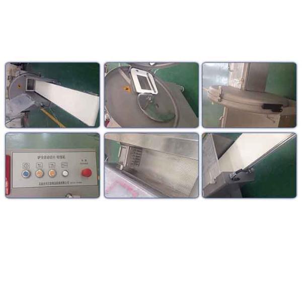 Ham Cooked Meat Slicer Fish Processing Machine With Conveyor Adjustable