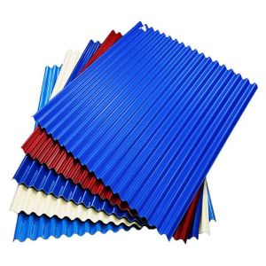 Cheap Customized Punching Service Z41-Z60 Coated Corrugated Steel Sheet in Various Colors for sale