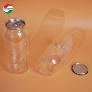 700ml Clear PET Beverage Can for Juice and Soft Drinks