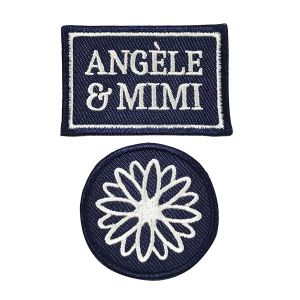 Cheap PMS Heat Press Embroidered Patches Washable Polyester Threads for sale