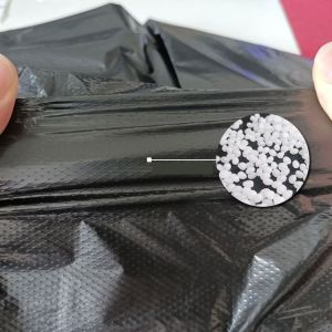 Custom Design Disposable Biodegradable Black Trash Bags High-Capacity Household