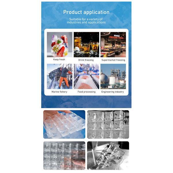 Solar Power Commercial Ice Cube Machine Versatile Easy Maintenance Compact