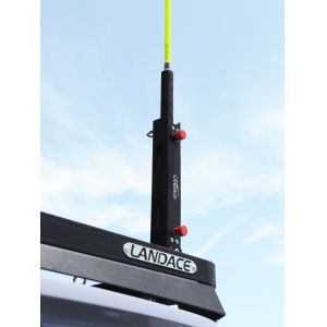 Anodizing Finish 4x4 Aluminum Alloy Hitch Mount Flag Bracket for Universal