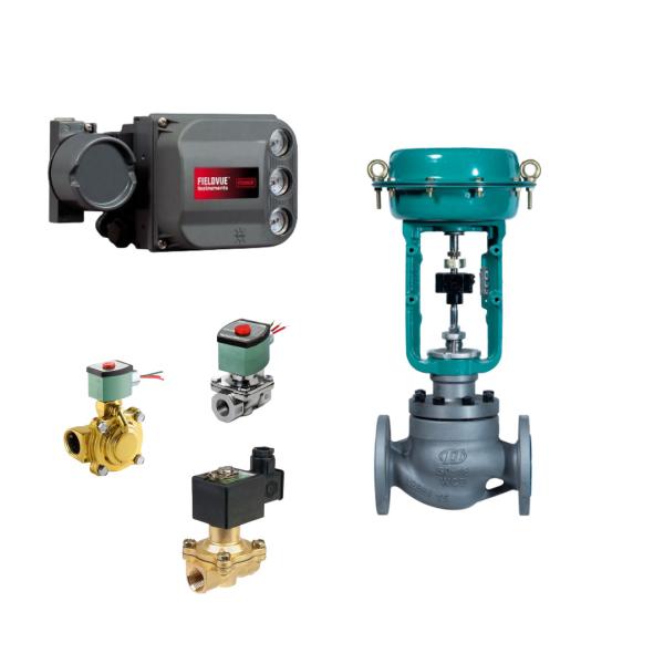 Quick Change Single Seat Control Valve With Fisher DVC6200 Valve Positioner And