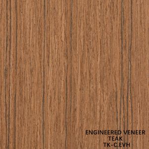 Fancy Recomposed Teak Wood Veneer Length 2200mm Customized For Car Interior