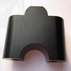 Cheap Handlebar riser made from aluminum anodized, CNC Motorcycle Parts for sale