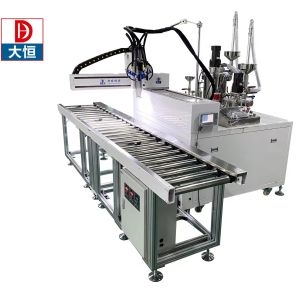 Cheap Automatic Feeding Way Vacuum Chamber Dispensing Potting Machine for precision Potting for sale