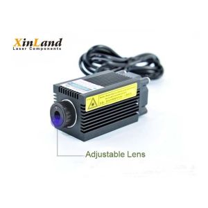 Blue Adjustable DPSS Laser Kit Line Semiconductor Laser Diode 450nm 10mw