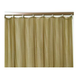 8m Length PVDF Wire Mesh Curtains Drop Light Weight Chain Link With Hanging