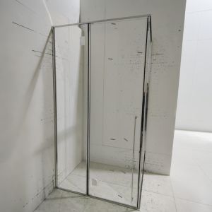 Customizable Tempered Glass Shower Enclosure with Multiple Size and Configuration Options