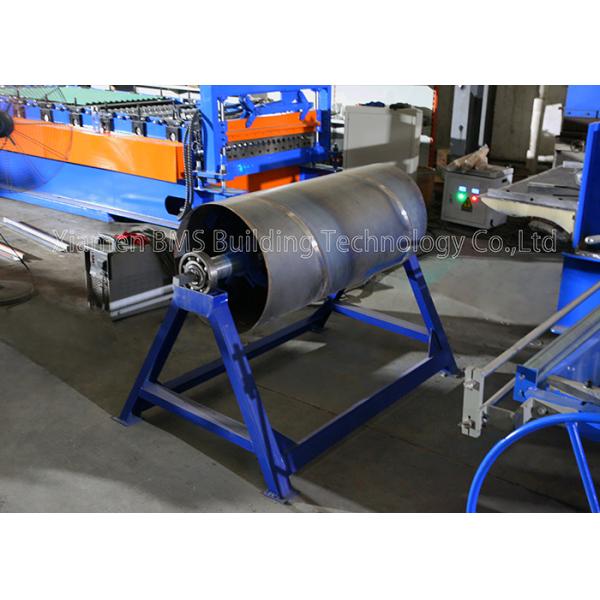 0.8mm Color Steel Roof Panel Machine With 5T Manual Decoiler