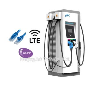 Ark 60KW CCS CHAdeMO EV fast Charging station with 22kW AC Type - 2 Outlet OCPP