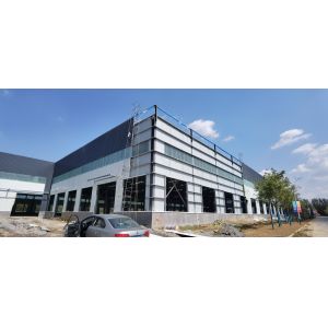 Prefabricated Steel Structure Warehouse Q355 Custom Size 50 Years Life