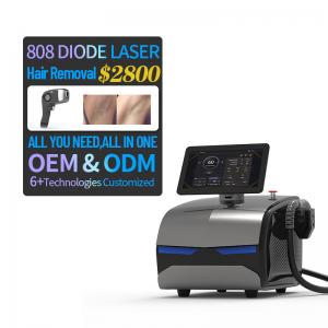 Cheap 808nm Portable Q Switch Diode Laser Hair Removal Machine / Device for sale