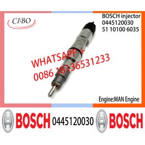 China BOSCH 0445120030 51101006035 Neutral Fuel Injector Assembly 0445120030 51101006035 For MAN on sale